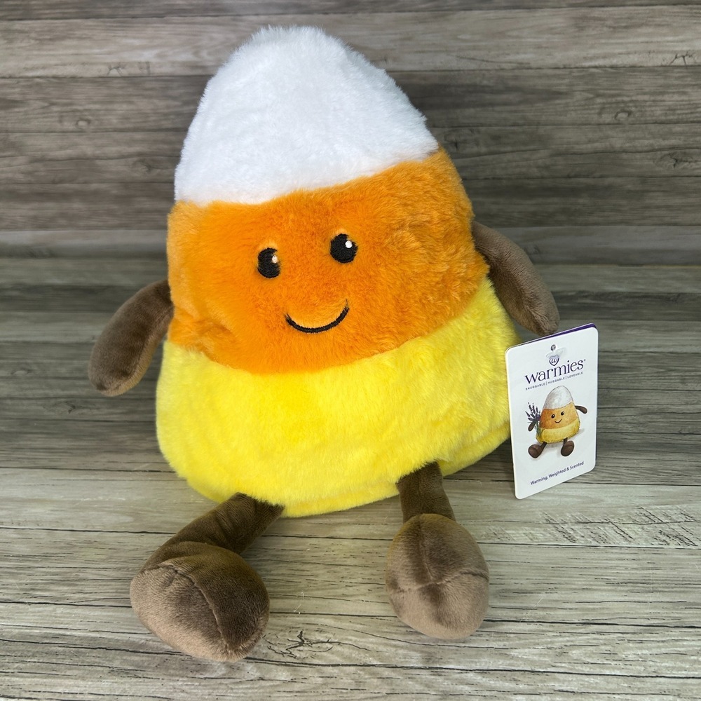 Warmies Halloween Fall Candy Corn Plush Stuffed Animal